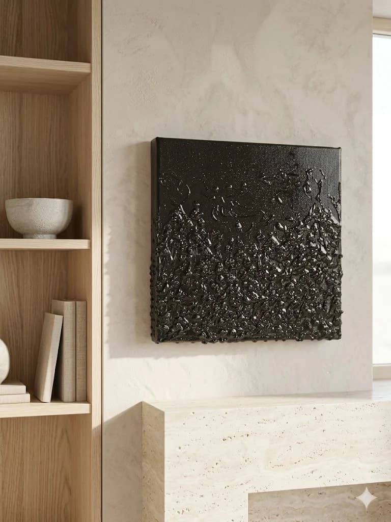 Бездна — акрил върху платно — 20 × 20 см, изглед 4